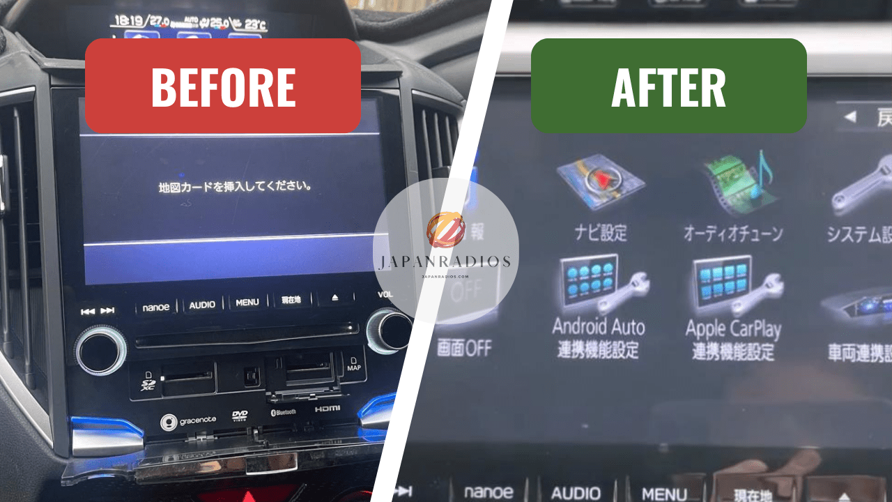 How to fix Subaru Panasonic map SD card error on OEM navigation systems