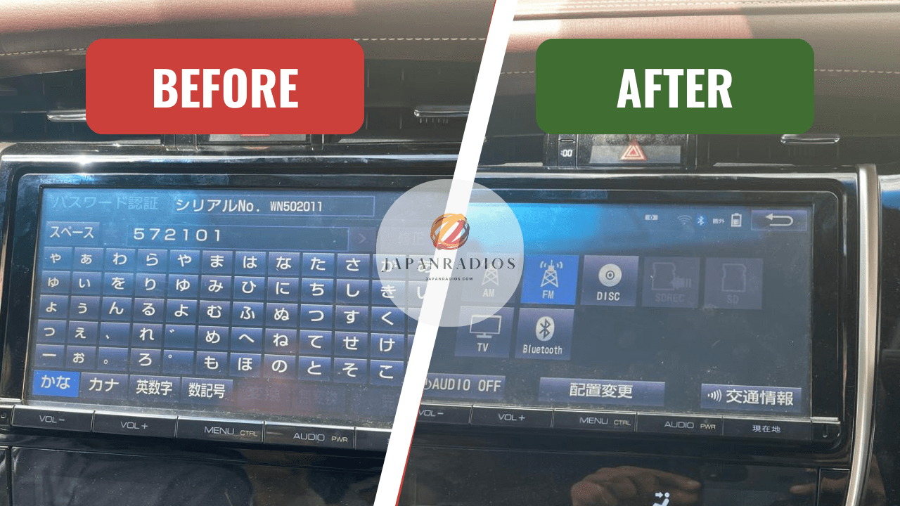 Toyota radio unlock codes for all models including factory OEM and Japanese imports