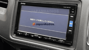 Honda Gathers VXM-165VFi displaying SD card error message before Apple CarPlay activation solution
