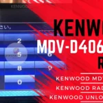 Kenwood MDV-D406BTW radio unlock code service - send picture of locked radio screen for instant permanent code without removal