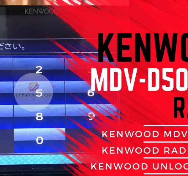 Kenwood MDV-D504BT radio unlock code service - send picture of locked radio screen for instant permanent code without removal