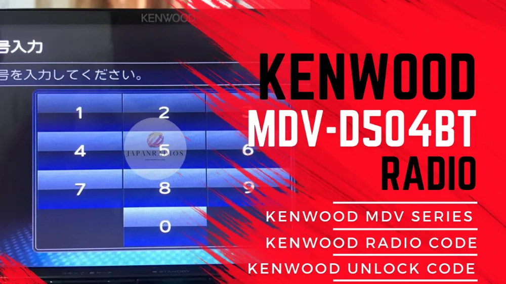 kenwood-MDV-D504BT-unlock-code Kenwood MDV-D504BT radio unlock code service - send picture of locked radio screen for instant permanent code without removal