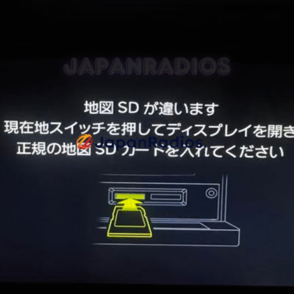Eclipse AVN-D9W MAP SD Card Error Fix Solution - Professional Japanese Car Radio SD Card Repair