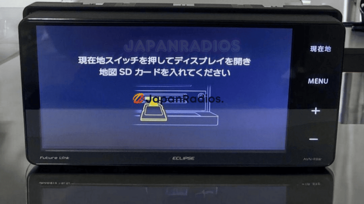 Eclipse Future Link AVN-R8W MAP SD Card Error Fix Solution - Professional Japanese Car Radio Repair 2025