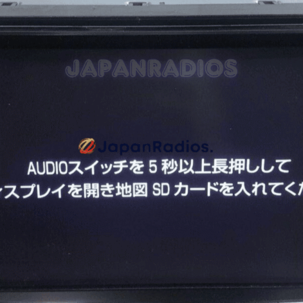 Toyota NSZA-X64T map SD card error solution unlocks navigation Bluetooth FM USB
