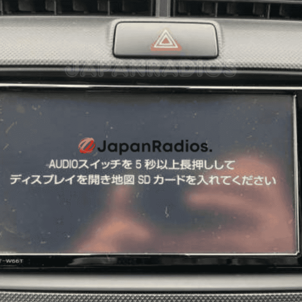 Toyota NSZT-W66T map SD card error solution with Bluetooth FM USB unlock Image Caption: Unlock Toyota NSZT-W66T: SD card error solution for Bluetooth, FM, and USB features