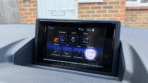 Lexus CT200h B9063 general settings menu showing Language set to English, Feedback Force, and Automatic Screen Open settings.