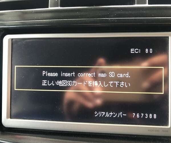 Genuine Bootable NSCN-W60 Map SD Card for Toyota Navigation Error Fix