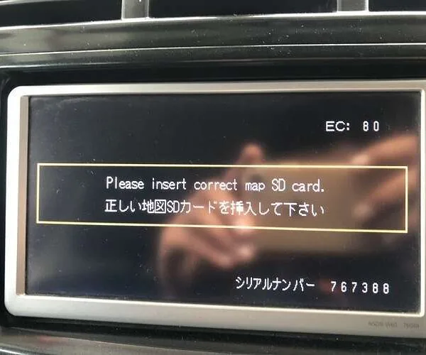 Genuine Bootable NSCN-W60 Map SD Card for Toyota Navigation Error Fix