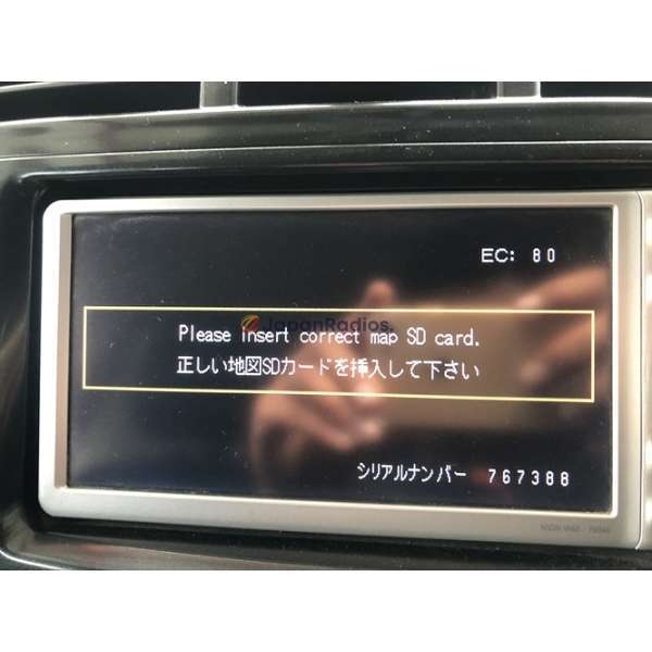 Genuine Bootable NSCN-W60 Map SD Card for Toyota Navigation Error Fix