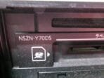 NSZN-Y70D or Y70DS Close-up of car infotainment screen displaying 'No SD Card' error message in a Daihatsu Tanto dashboard