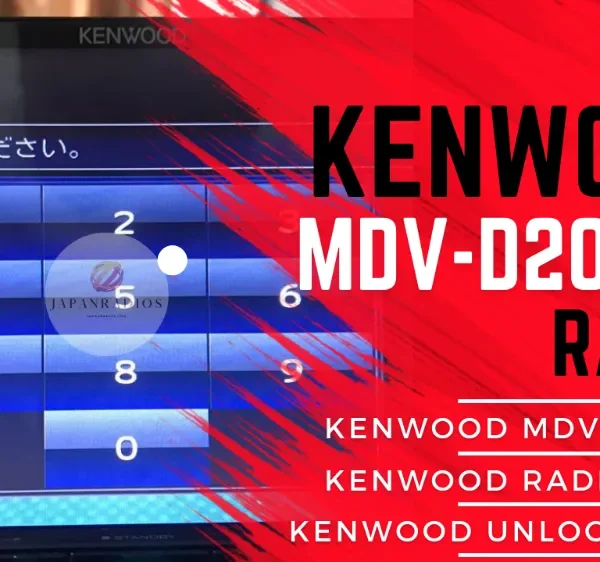 Kenwood MDV-D206BT unlock code screen
