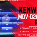 Kenwood MDV-D207BT radio unlock code screen