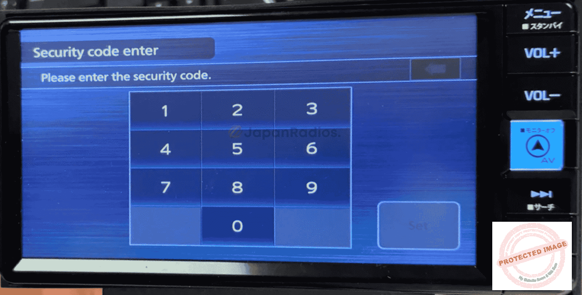 KENWOOD NMZK-W73D radio code service for Toyota Harrier, bZ4X, Alphard and Daihatsu Rocky, Miraith, Move models - instant navigation unlock after battery disconnect