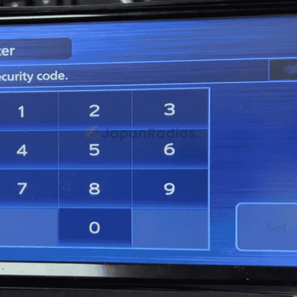 KENWOOD NMZK-W73D radio code service for Toyota Harrier, bZ4X, Alphard and Daihatsu Rocky, Miraith, Move models - instant navigation unlock after battery disconnect