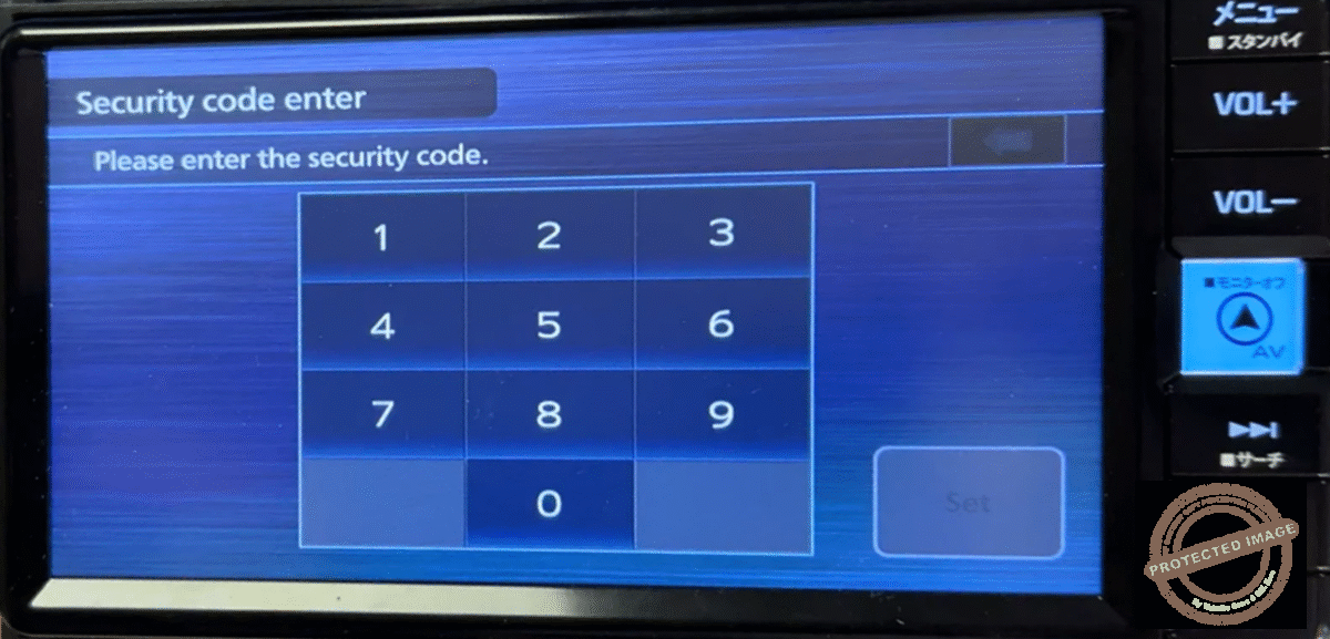 NMZN-Y73D radio code service for Toyota MIRAI, Noah/Voxy (2023/12~), RAV4 and GranAce - instant navigation unlock after battery disconnect