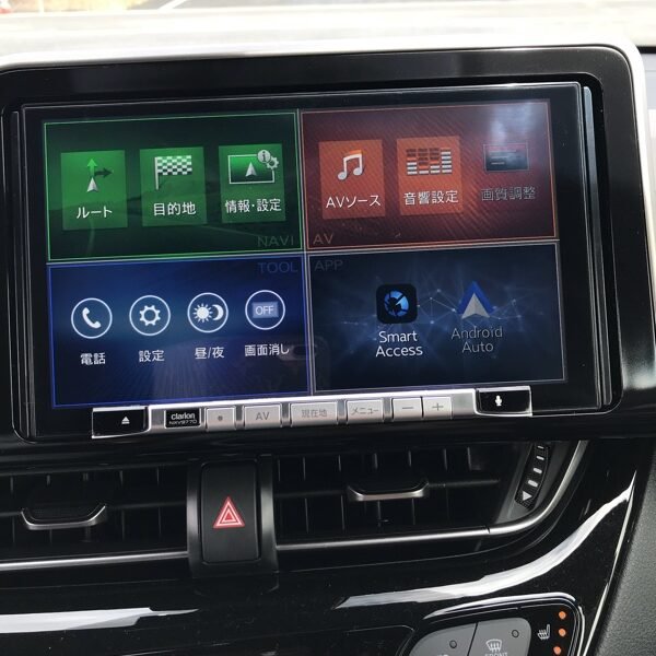 Clarion NXV897D radio permanently unlocked in multiple vehicle dashboards including Toyota RAV4, Prius, GR86, Suzuki Jimny, Nissan Cube, Subaru Levorg