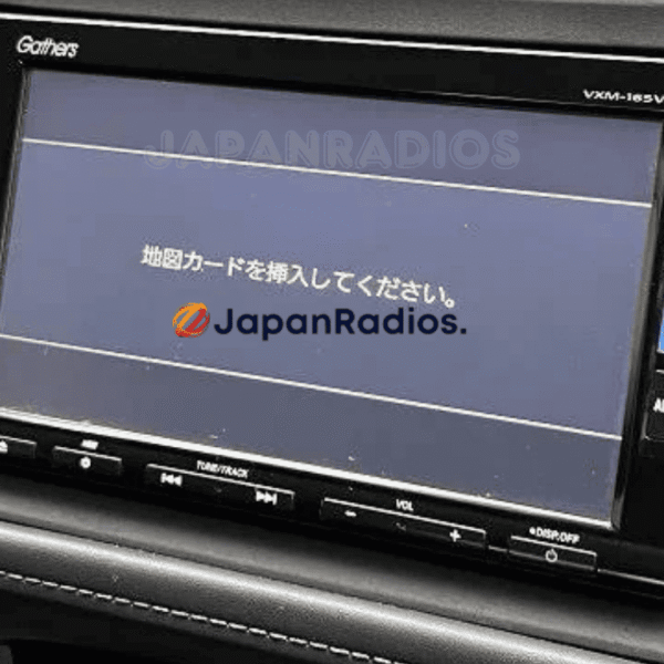 Honda Gathers VXM-165VFi displaying SD card error message before Apple CarPlay activation solution