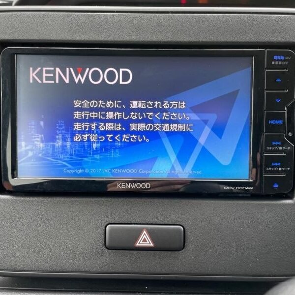 Kenwood MDV-D304W car stereo showing 'CODE' security prompt with permanent unlock solution guide"