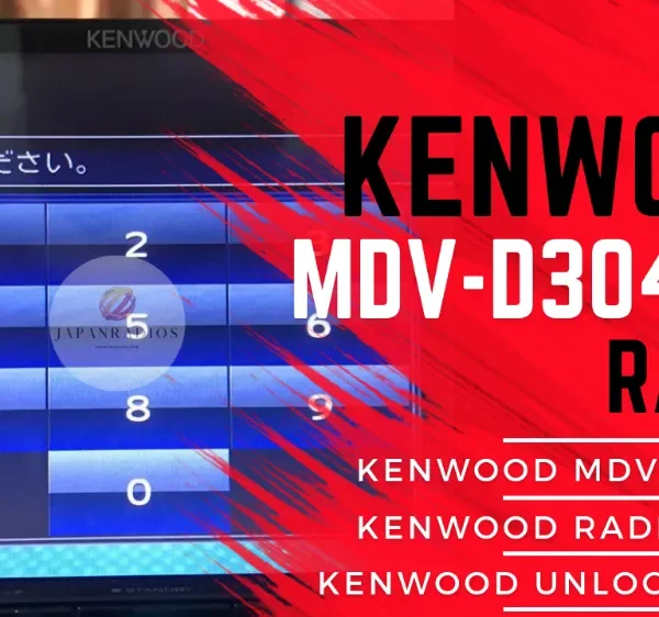 Kenwood MDV-D304WT radio code unlock service - professional security code retrieval for instant car stereo access after battery disconnect