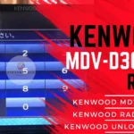 Kenwood MDV-D307BT radio unlock code service - send picture of locked radio screen for instant permanent code without removal