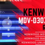 Kenwood MDV-D307BTL radio unlock code service - send picture of locked radio screen for instant permanent code without removal