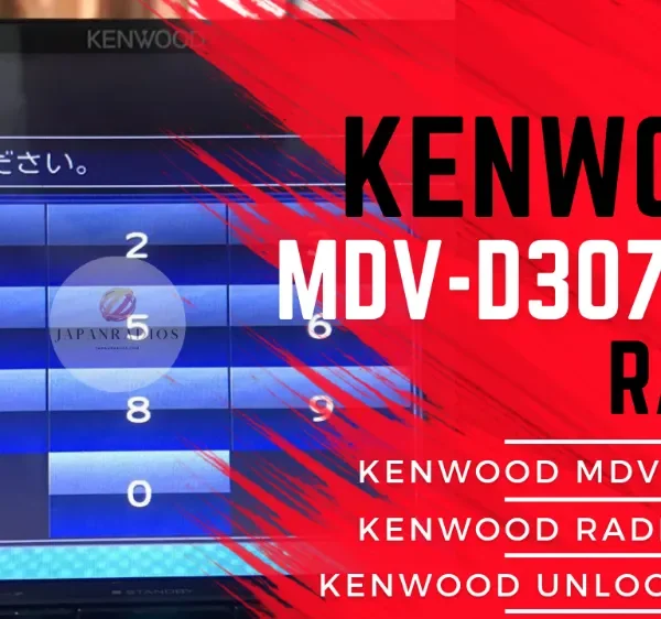 Kenwood MDV-D307BTL radio unlock code service - send picture of locked radio screen for instant permanent code without removal