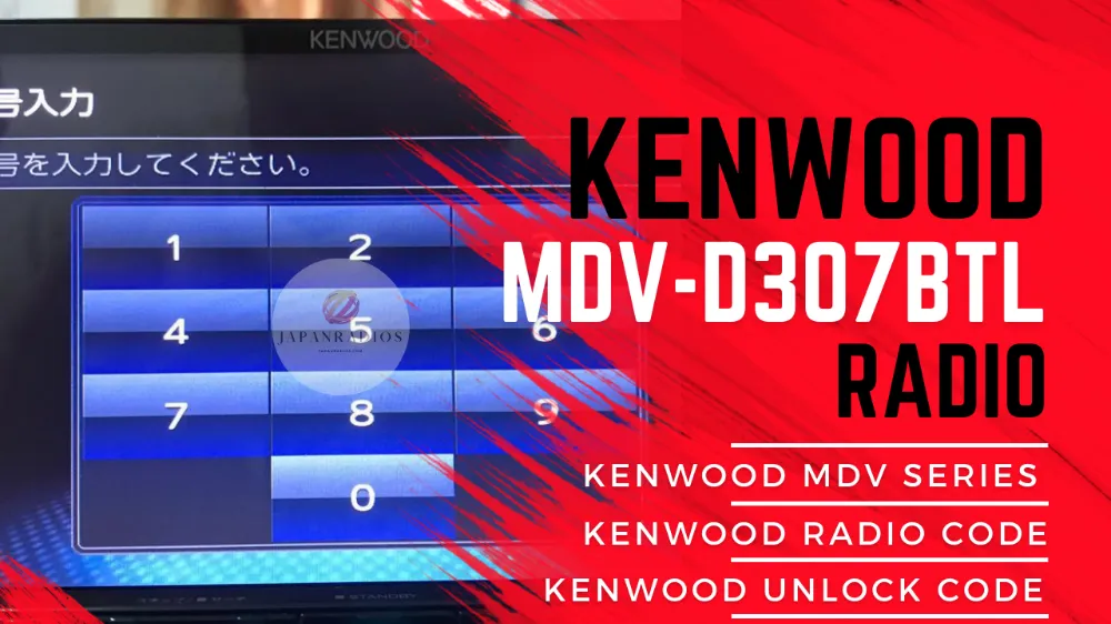 kenwood-MDV-D307BTLunlock-code Kenwood MDV-D307BTL radio unlock code service - send picture of locked radio screen for instant permanent code without removal