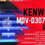 Kenwood MDV-D307BTW radio unlock code service - send picture of locked radio screen for instant permanent code without removal
