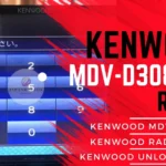 Kenwood MDV-D308BTL radio unlock code service - send picture of locked radio screen for instant permanent code without removal