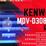 Kenwood MDV-D308BTW radio unlock code service - send picture of locked radio screen for instant permanent code without removal