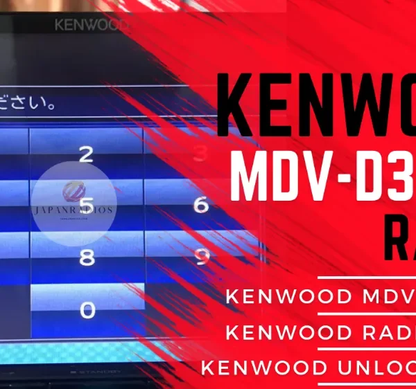 Kenwood MDV-D310W radio unlock code service - send picture of locked radio screen for instant permanent code without removal