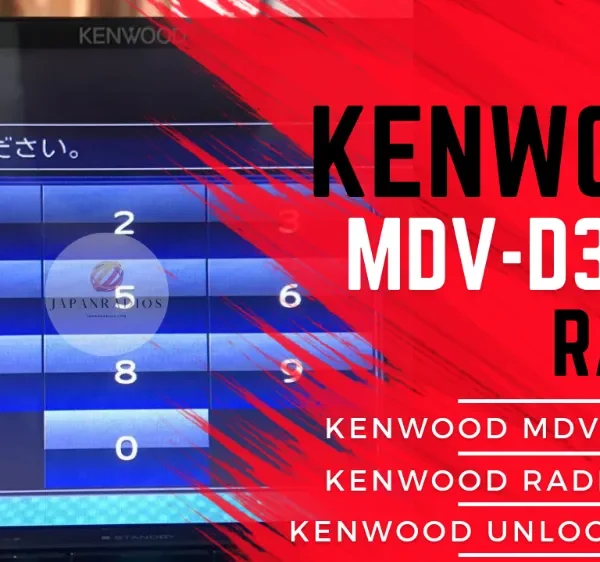 Kenwood MDV-D311W radio unlock code service - send picture of locked radio screen for instant permanent code without removal