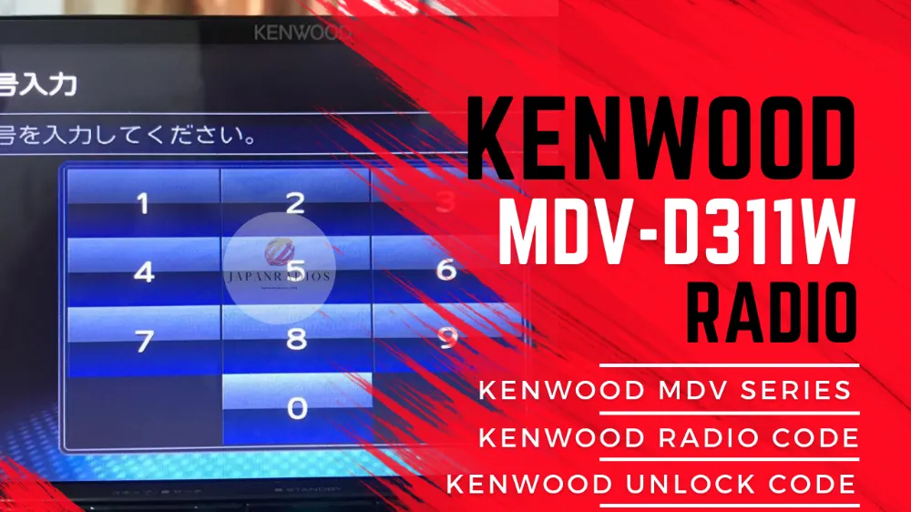 kenwood-MDV-D311W-unlock-code Kenwood MDV-D311W radio unlock code service - send picture of locked radio screen for instant permanent code without removal