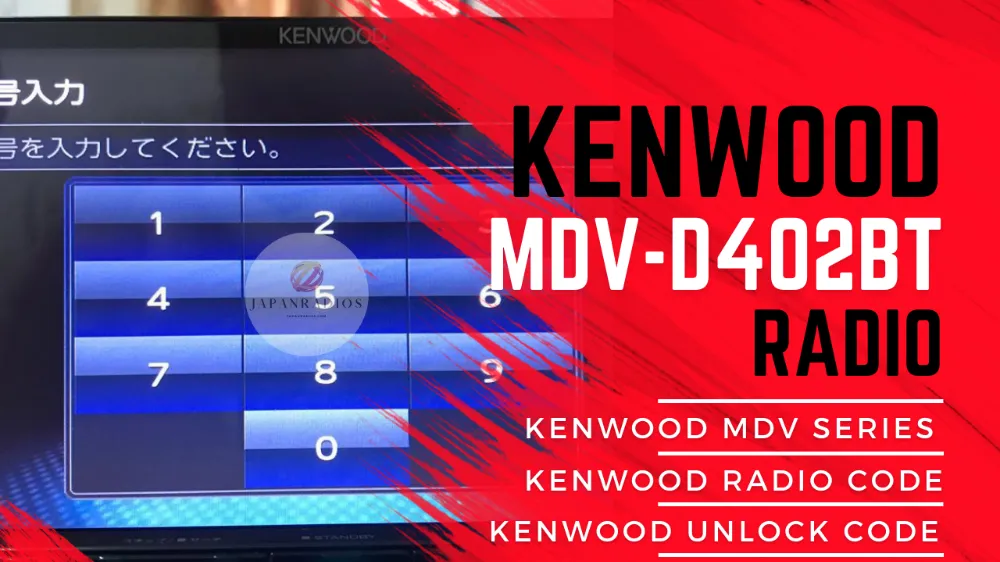 kenwood-MDV-D402BT-unlock-code Kenwood MDV-D402BT radio unlock code service - send picture of locked radio screen for instant permanent code without removal