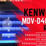 Kenwood MDV-D405BT radio unlock code service - send picture of locked radio screen for instant permanent code without removal