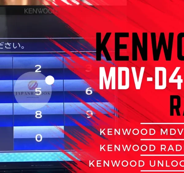 Kenwood MDV-D410W radio unlock code service - send picture of locked radio screen for instant permanent code without removal