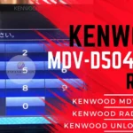 Kenwood MDV-D504BTW radio unlock code service - send picture of locked radio screen for instant permanent code without removal