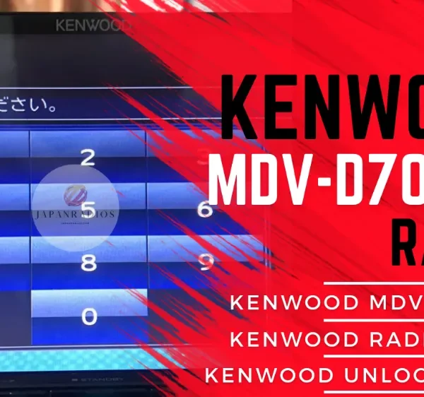 Kenwood MDV-D707BT radio unlock code service - send picture of locked radio screen for instant permanent code without removal