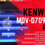 Kenwood MDV-D709BTW radio unlock code service - send picture of locked radio screen for instant permanent code without removal
