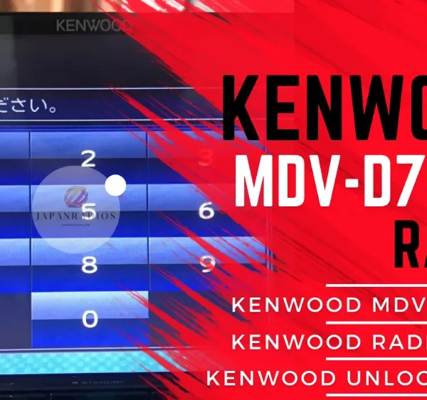 Kenwood MDV-D710W radio unlock code service - send picture of locked radio screen for instant permanent code without removal