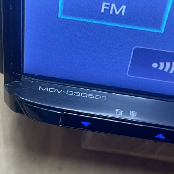 "Kenwood MDV-D305BT Bluetooth radio displaying 'CODE' security prompt with permanent unlock solution guide"