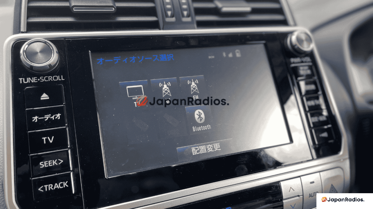 Toyota Prado B9129 Bluetooth FM functions working after SD unlock