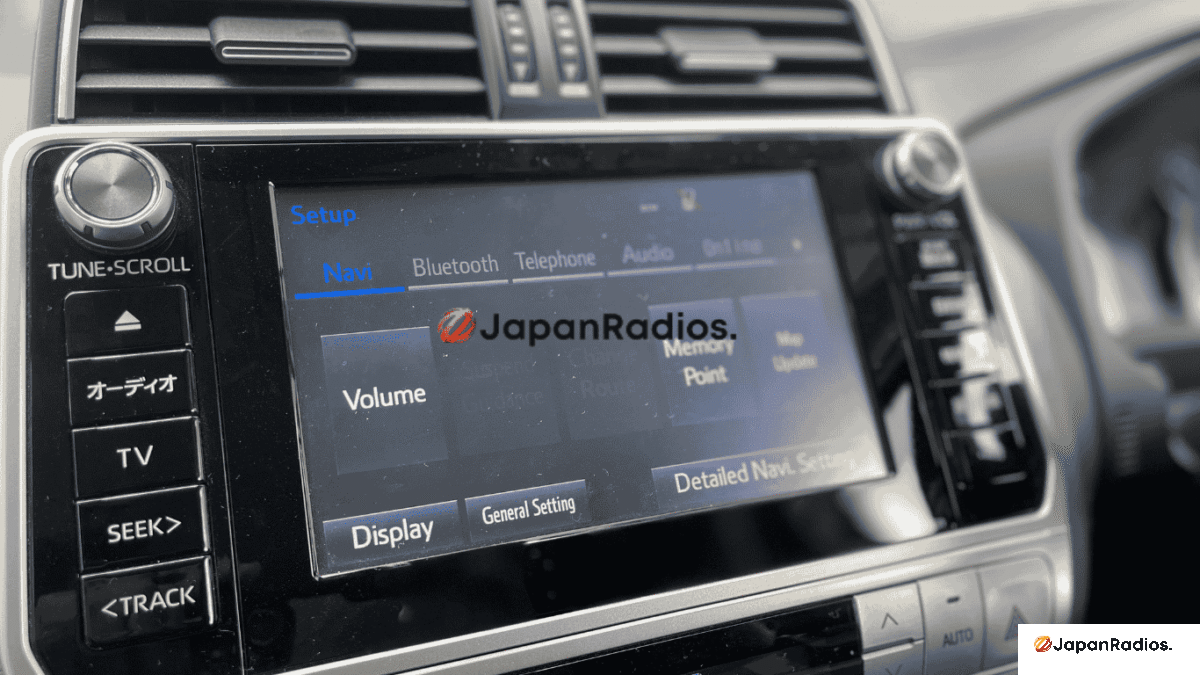 Toyota Prado B9129 Japanese to English language change process