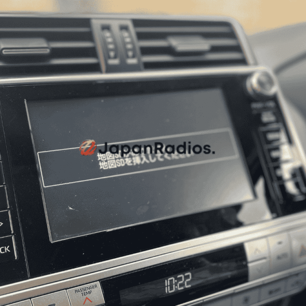 Toyota Prado B9129 navigation SD card error message display