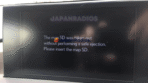 Lexus NX200t Map SD Card Error caused by the original Japanese Domestic Market SD card.